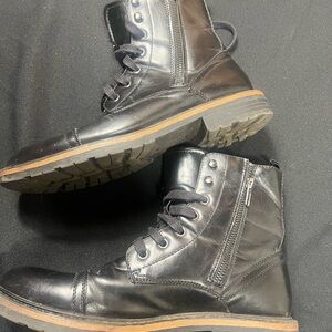 Merrell Men's Black Leather Combat Boots